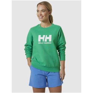 Zelená dámská mikina HELLY HANSEN HH Logo Crew Sweat 2.0 obraz