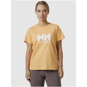 Oranžové dámské tričko HELLY HANSEN HH Logo T-Shirt 2.0 obraz