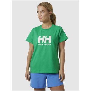 Zelené dámské tričko HELLY HANSEN HH Logo T-Shirt 2.0 obraz