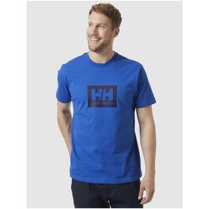 Modré pánské tričko HELLY HANSEN HH Box T-Shirt obraz