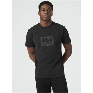 Černé pánské tričko HELLY HANSEN HH Box T-Shirt obraz