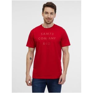 Červené pánské tričko SAM 73 Milhouse obraz