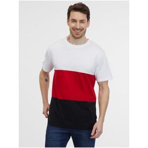Bílo-červené pánské tričko SAM 73 Norman obraz