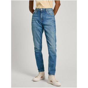 Modré dámské straight fit džíny Jeans Pepe Jeans obraz