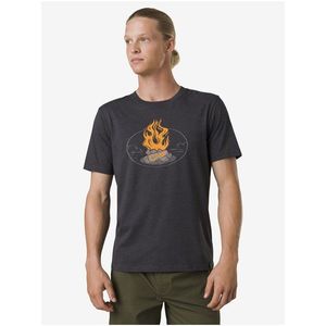 Tmavě šedé pánské tričko prAna Camp Fire Journeyman 2 obraz