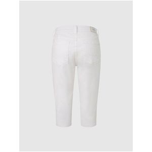 Bílé dámské džínové kraťasy Pepe Jeans obraz