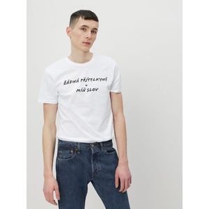 Bílé pánské tričko ZOOT Original Žádná přítelkyně obraz