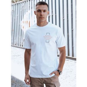 Atraktivní pánské bílé tričko obraz