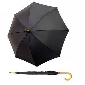 Elegantní černý pánský deštník Bern obraz