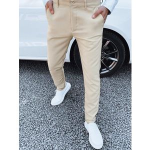 Trendy béžové pánské kalhoty obraz