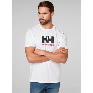 Bílé pánské regular fit tričko s výšivkou HELLY HANSEN obraz