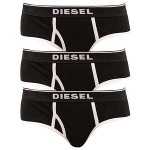 3PACK dámské kalhotky Diesel černé obraz