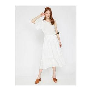 Koton Letní bílé šaty obraz