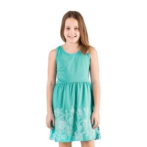 Zelené holčičí květované šaty SAM 73 obraz