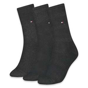 Sada pánských ponožek v černé barvě Tommy Hilfiger Sock 3P Spark - Dámské obraz