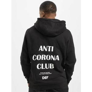 Anti Corona Hoody černá obraz