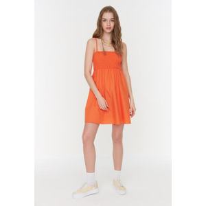Trendyol Orange Strap Dress obraz