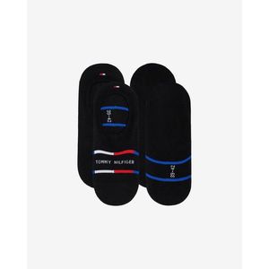 Sada dvou párů pánských ponožek v černé barvě Tommy Hilfiger - Pánské obraz