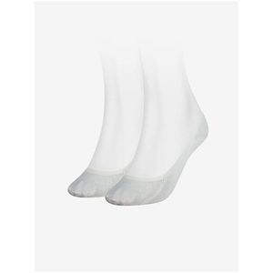 Sada dvou párů dámských ponožek v bílé barvě Tommy Hilfiger Underwe - Dámské obraz