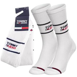 Tommy Jeans Socks - TH UNI TJ SOCK 2P white obraz