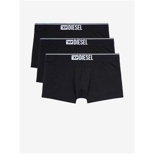 Sada tří pánských boxerek v černé barvě Diesel - Pánské obraz