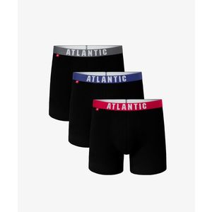 Pánské sportovní boxerky ATLANTIC 3Pack - černé obraz