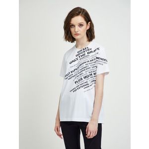 Dámské tričko s potiskem ženy Barva: bílá, Velikost: S obraz