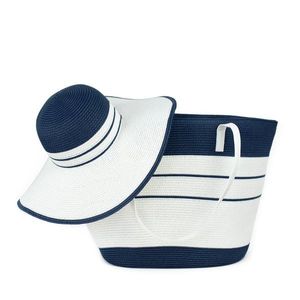 Plážová taška s kloboukem Art of Polo Navy obraz