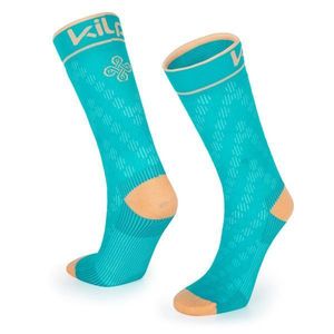 Tyrkysové unisex sportovní ponožky Kilpi CYCLER obraz