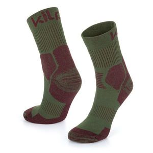 Khaki unisex outdoorové ponožky Kilpi ULTRA-U obraz