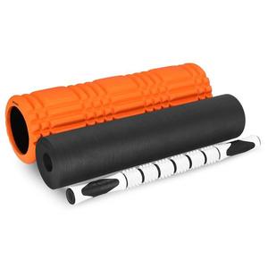 Spokey MIX ROLL fitness masážny valec 3v1, oranžovo-černý obraz