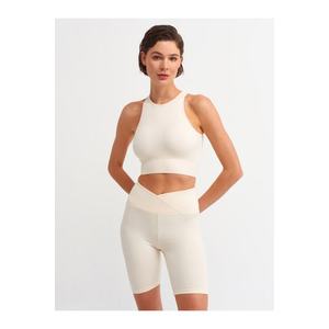 Dilvin Belt Detailed Short Leggings obraz