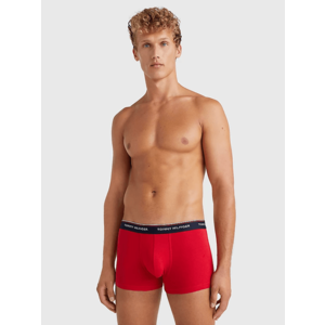 Sada tří pánských boxerek v červené a modré barvě Tommy Hilfiger Underwear obraz