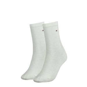 2PACK dámské ponožky Tommy Hilfiger vysoké bílé obraz