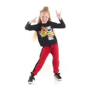 mshb&g Rock Kočka Dívka Kalhoty Tričko Oblek obraz