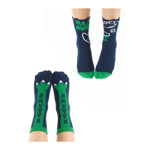 Denokids Knit Dino Boy 2 Pack Socket Socks Set obraz