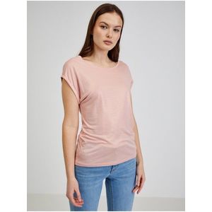 Orsay Světle růžové dámské tričko s krátkým rukávem - Dámské obraz