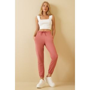 Happiness İstanbul Women's Dry Rose Pocketed Sweatpants obraz