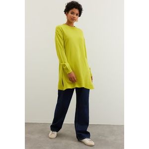 Trendyol Oil Green Knitwear Sweater obraz