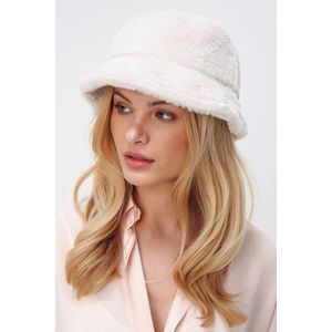 Trend Alaçatı Stili Women's Ecru Bucket Hat obraz