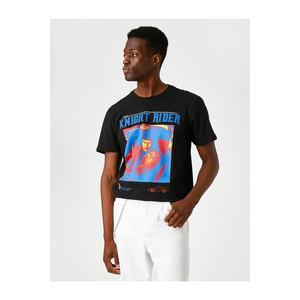 Tričko Koton Black Lightning s licencovaným potiskem obraz