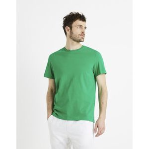 Zelené pánské basic tričko Celio Tebase obraz