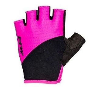Dámské cyklistické rukavice NorthWave Fast růžovo-černé obraz