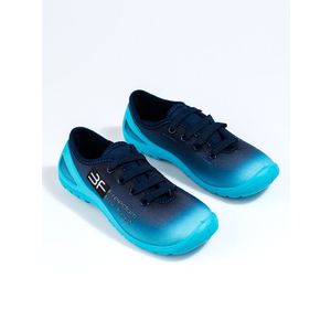 Navy blue slip-on sneakers for boy Shelvt obraz