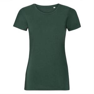 Pure Organic Russell Women's Green T-shirt obraz