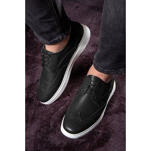 Ducavelli Night Genuine Leather Men's Casual Shoes, Summer Shoes, Lightweight Shoes, Lace-Up Leather Shoes. obraz