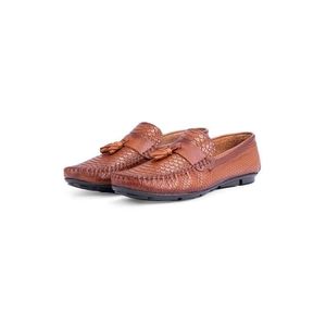 Ducavelli Array Genuine Leather Men's Casual Shoes, Rog Loafers obraz