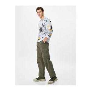 Koton The Parachute Trousers are in a loose fit with Stopper Cargo with Pocket Detail. obraz