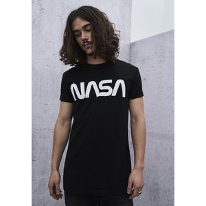 Černé tričko NASA Worm obraz