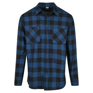Kostkovaná Flanelová košile modro/černá obraz